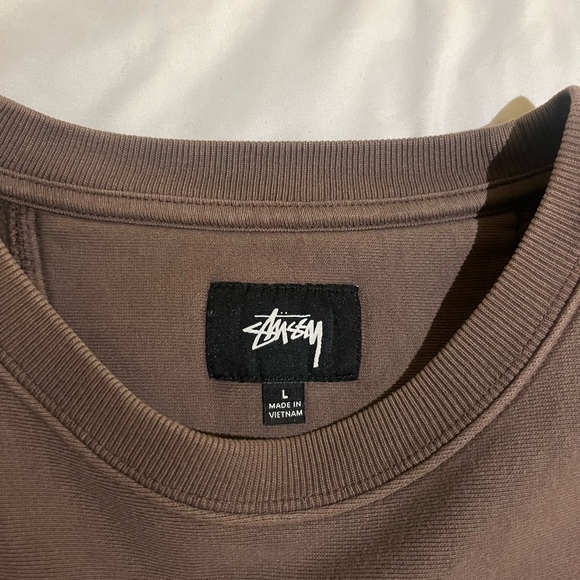 Stussy Brown Crew Neck - Picture 4 of 5